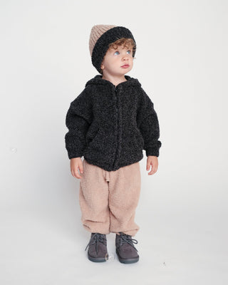 2-Tone Ribbed Beanie - Fuzzy Baby & Toddler Hats Baby & Toddler Hats