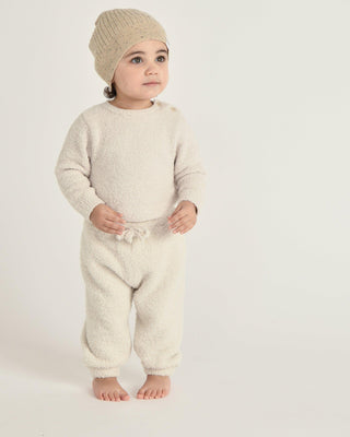 Long Sleeve Top - Fuzzy comfywear 7AMEnfant Color: Ecru Size: 0-3M