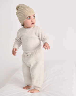 Long Sleeve Top - Fuzzy comfywear 7AMEnfant Color: Ecru Size: 0-3M