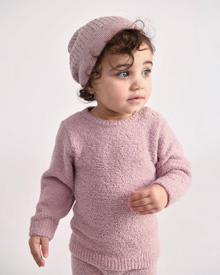 Long Sleeve Top - Fuzzy comfywear 7AMEnfant Color: Ecru Size: 0-3M