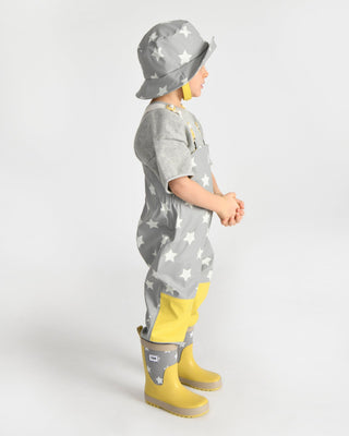 Rain Bucket Hat Baby & Toddler Hats 7AM Enfant Color: Rainy Trees Beige Size: 1-2T