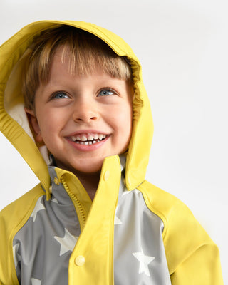 Rain Coverall Snowsuit and Accessories 7AM Enfant Color: Rainy Trees Beige Size: 18-24M