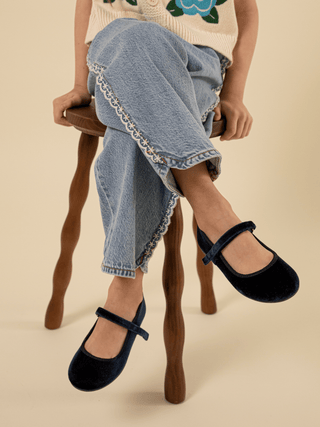 Cassie Navy Shoes childrenchic