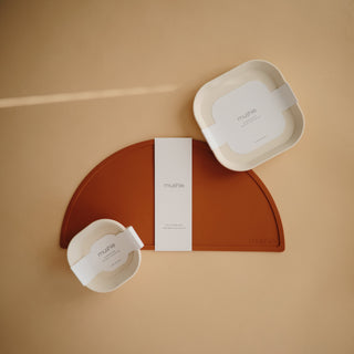 Square Dinnerware Plates, Set of 2DinnerwareMushieColor: Blush