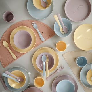 Round Dinnerware Plates, Set of 2DinnerwareMushieColor: Smoke