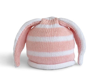 Hat with Bunny Ears, Pink Hats Melange Collection Size: Small 0 - 3M