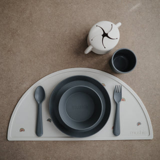Round Dinnerware Plates, Set of 2DinnerwareMushieColor: Smoke