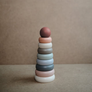 Stacking Rings ToytoysMushieColor: Rustic