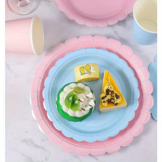Gender Reveal Party Supplies Set - Plates, Napkins, Cups Party Supplies Baby Riddle