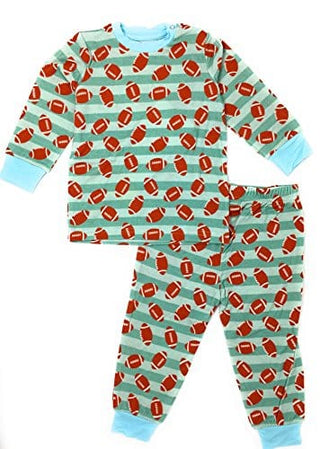 Bamboo Long Sleeve Pajama Set - Footballs Kozi & Co.