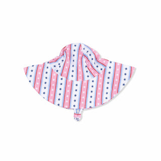 Wide Brim Sun Hat - Stars and Stripes 812 Angel Dear Size: 0-6M