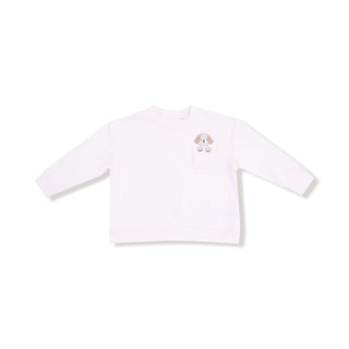 Drop Sleeve Sweatshirt and Jogger, Best Friend Dogs - Pink 881 Angel Dear Size: 6-12M