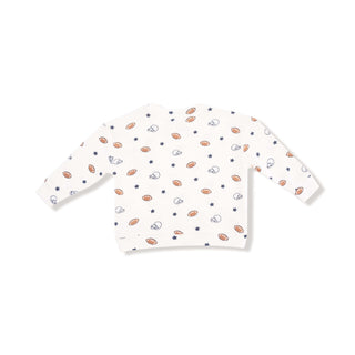 Drop Sleeve Shirt with Pocket and Jogger, Footballs and Stars 885AS Angel Dear Size: 6-12M