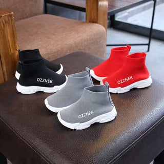 Kids Slip-On Sneakers - Lightweight, Flexible & Anti-Slip Sneakers ozznekshoes Shoe size: 6 Color: Red