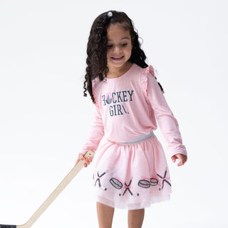 Tutu Skirt With Bike Shorts - Hockey Angel Dear
