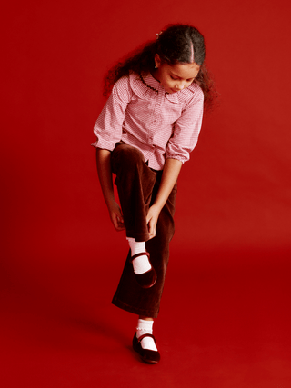 Cassie Burgundy Shoes childrenchic