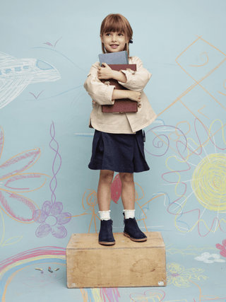 Olivia Navy Boots childrenchic