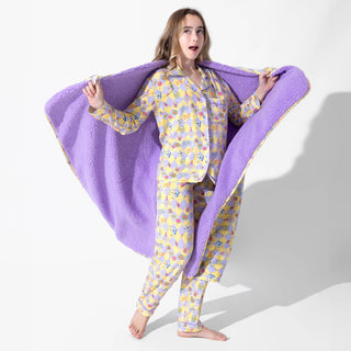 Bamboo Sherpa Blanket - Clueless As If! Bellabu Bear Size: 45 x 60 in