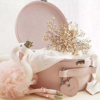 HeyPeacock Signature Keepsake Boxes - Cream Keep HeyPeacock Color: Blush Pink