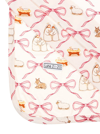 Let Us Adore Him Swaddle Bamboo