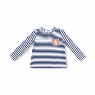 Uni Long Sleeve Shirt, Stripes with Football 945 Angel Dear Size: 6-12M