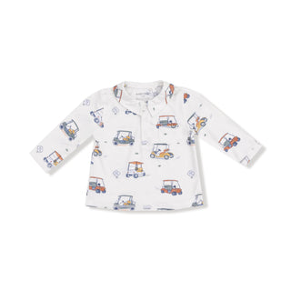 Polo with Cargo Pants, Zooming Golf Carts 968 Angel Dear Size: 3-6M