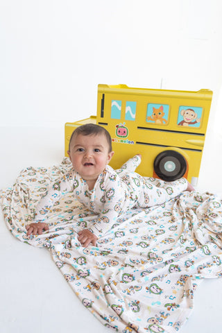 Dream Big Little Co x CoComelon JJ Musical Melon Dream Romper The Dream Romper DREAM BIG LITTLE CO Size: Preemie