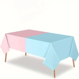 Baby Riddle Gender Reveal Tablecloths - Pink & Blue | Baby Riddle