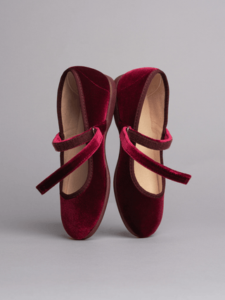 Cassie Burgundy Shoes childrenchic