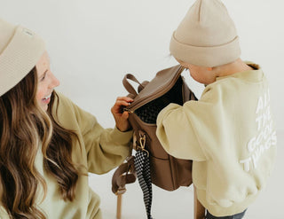 Diaper Bag - Taupe Diaper Wet Bags Diaper Bag forever french baby