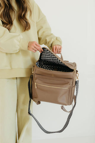 Diaper Bag - Taupe Diaper Wet Bags Diaper Bag forever french baby