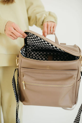 Diaper Bag - Taupe Diaper Wet Bags Diaper Bag forever french baby