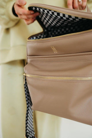 Diaper Bag - Taupe Diaper Wet Bags Diaper Bag forever french baby