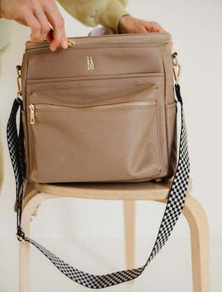 Diaper Bag - Taupe Diaper Wet Bags Diaper Bag forever french baby
