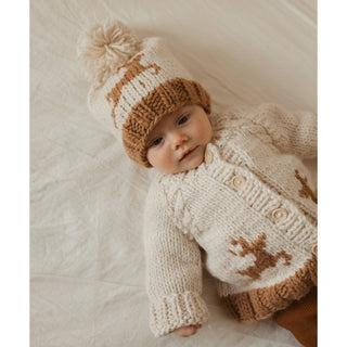 Oh Deer Cardigan Sweater Huggalugs Size: 0-6 months