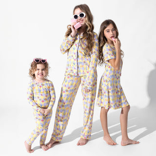 Bamboo Long Sleeve Pajama Set - Clueless As If! Bellabu Bear Size: 3T