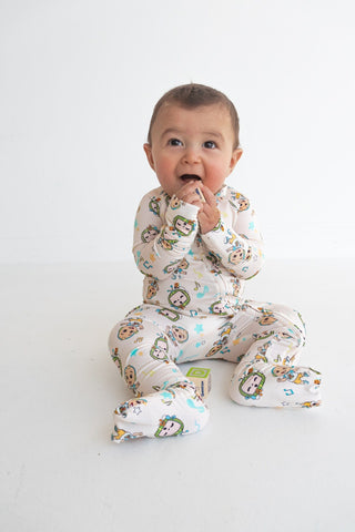 Dream Big Little Co x CoComelon JJ Musical Melon Dream Romper The Dream Romper DREAM BIG LITTLE CO Size: Preemie