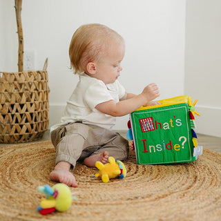 Baby Surprise Box What's Inside Box with Colorful Sensory Baby Toys Toy Genius Babies Toys
