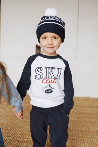 Navy Ski Beanie