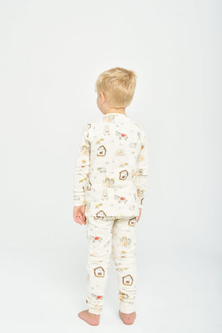 Away in a Manger PJ Long Sleeve Set Cotton Two Piece Holy Pals Size: 2