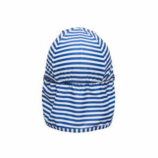 Denim Stripe Floating Flap Hat Snapper Rock Size: S (0-2y)