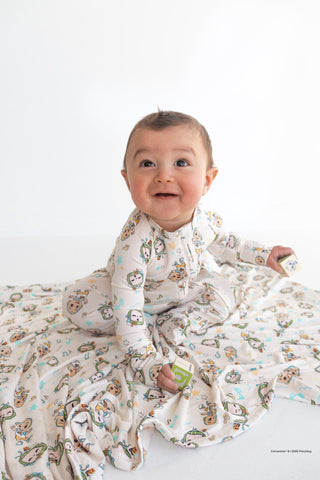 Dream Big Little Co x CoComelon JJ Musical Melon Dream Romper The Dream Romper DREAM BIG LITTLE CO Size: Preemie