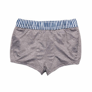 Denim Stripe Comfort Lined Swim Short Snapper Rock Size: 4 (3-4y)