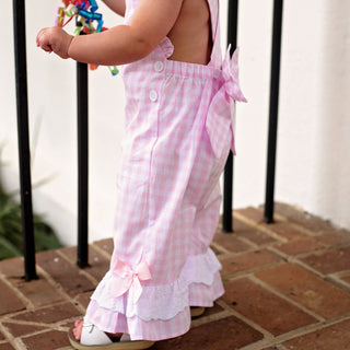 Girls Smocked First Birthday Longall Girl Bubble Seven Lantern Lane Size: 12M