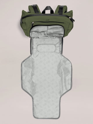 Modern Backpack Diaper Bag - Olive JuJuBe
