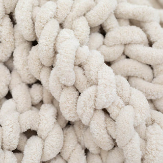 INFINITE CHUNKY KNIT BLANKET | MINKY | CUDDLE - SANDKids BlanketBIG LOViE