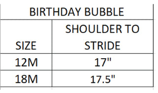 Baby Boy First Birthday Smocked Blue Birthday Bubble Boy Bubble Seven Lantern Lane Size: 12M