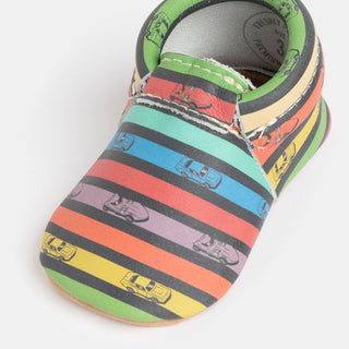 Rainbow Hot Wheels™ City Baby Shoes City Mocc Freshly Picked Style: Soft Sole Size: 1