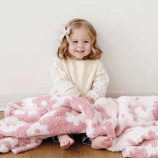 Double-Layer Bamboni® Receiving Blankets Saranoni Color: Petal Double Layer