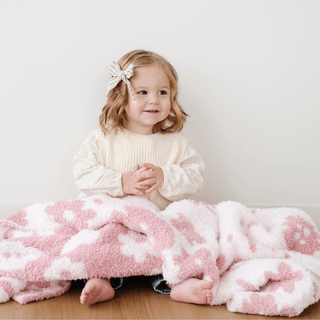 Double-Layer Bamboni® Toddler Blankets Saranoni Color: Pansy Double Layer